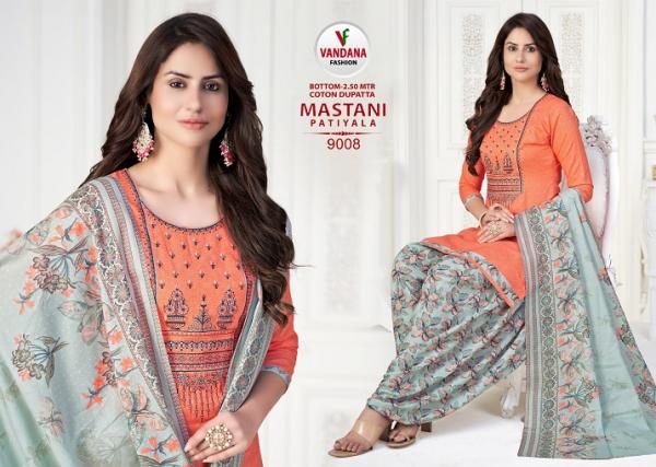 Vandana Mastani Patiyala Vol-9 Cotton Designer Patiyala Dress Material